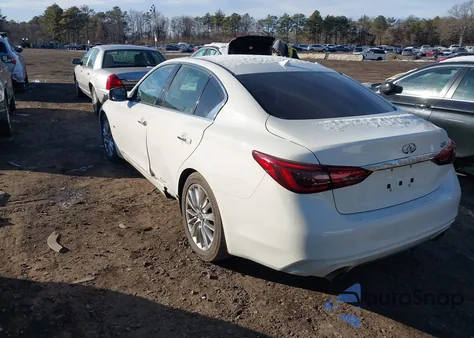 2019 Infiniti Q50 3.0T Luxe из США, поврежденный, VIN JN1EV7AP3KM517125
